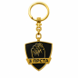 Preview: Gold three-finger 3 Prsta metal keychain with cross