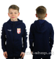 Preview: Kids Capelli Full Zip Hoodie FSS 2025/26 Navy with Serbia national team crest