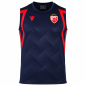 Preview: FK Crvena zvezda 2026/27 Macron sleeveless training shirt in navy with red details