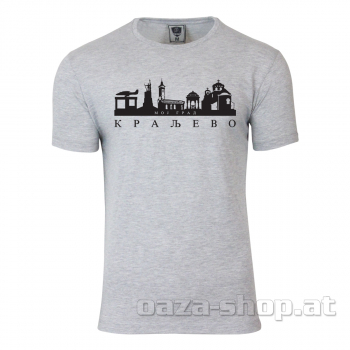 Preview: Majica SRB "MOJ GRAD KRALJEVO" 3 prsta