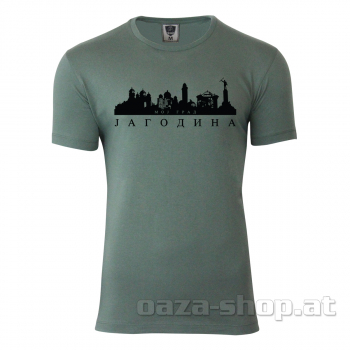 Preview: Majica SRB "MOJ GRAD JAGODINA" 3 prsta