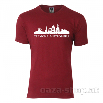 Preview: Majica SRB "MOJ GRAD SREMSKA MITROVICA" 3 prsta