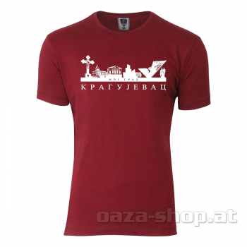 Preview: Majica SRB "MOJ GRAD KRAGUJEVAC" 3 prsta