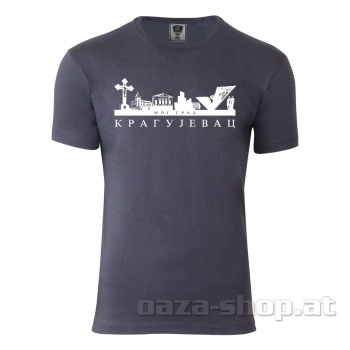 Preview: Majica SRB "MOJ GRAD KRAGUJEVAC" 3 prsta