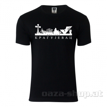 Preview: Majica SRB "MOJ GRAD KRAGUJEVAC" 3 prsta