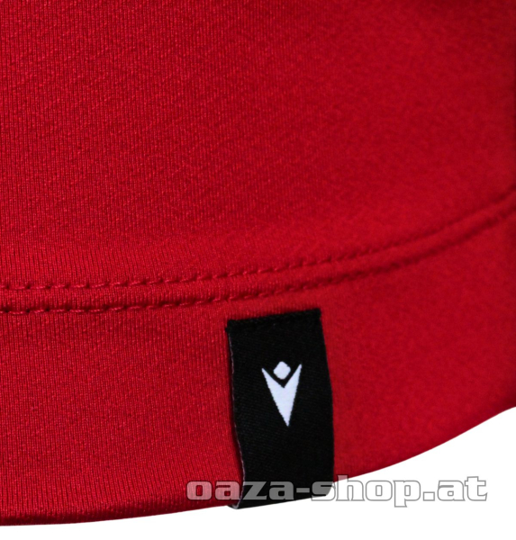 Macron zip duks CZ 2025/26 red