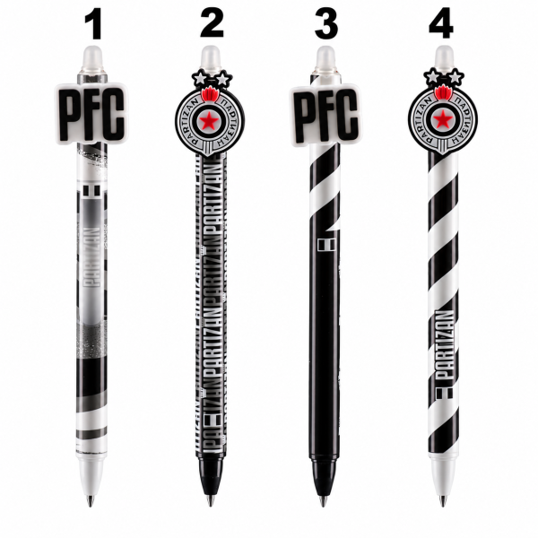 Radierbarer FK Partizan Gelstift mit blauer Tinte und 0,5 mm Spitze