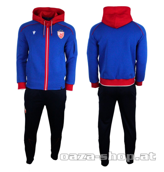 Preview: Macron komplet trenerka sa kapuljacom CZ 2025/26 royalblue