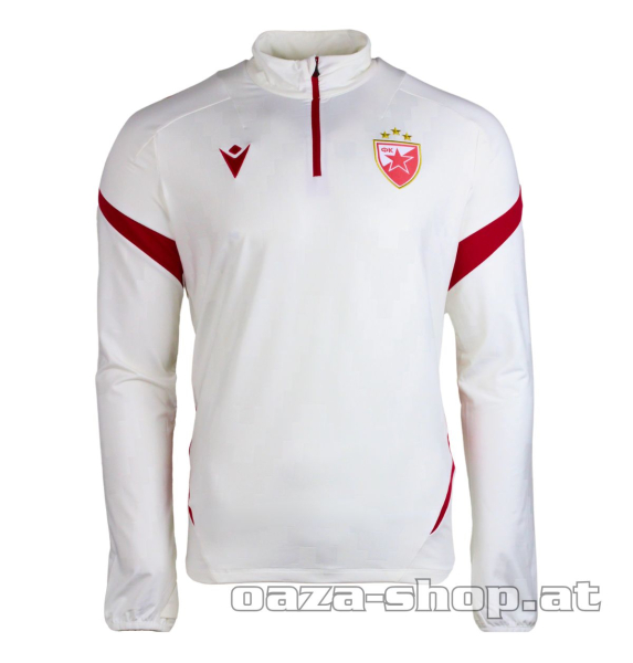 Macron 1/4 zip trening duks CZ 2025/26 offwhite