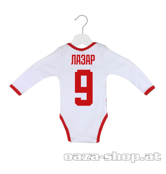 Preview: Bodi drug rukav "tregeri" beli