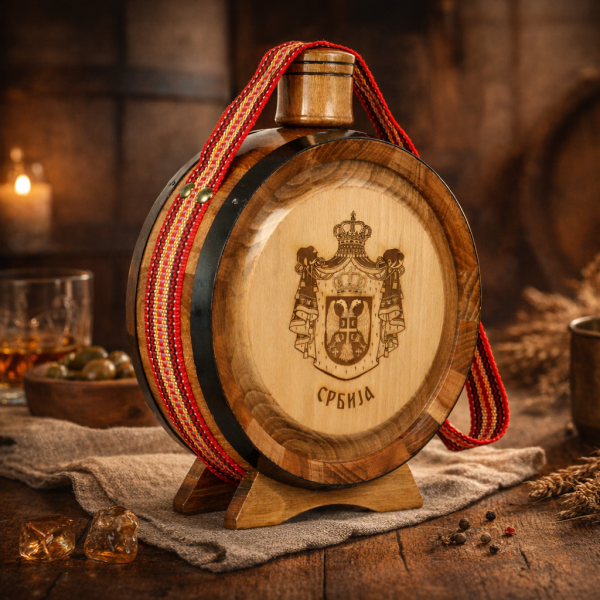 Preview: Čutura sa srpskim grbom / laser