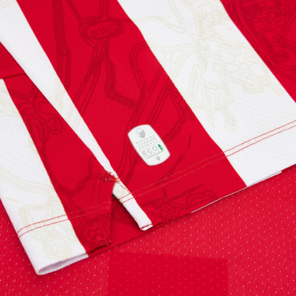 FK Crvena zvezda Home Jersey 2026/27 by Macron in red and white stripes