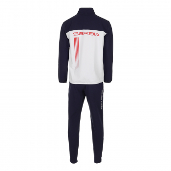 Ženska trenerka 1/4 zip PEAK SRB OKS teget/bela