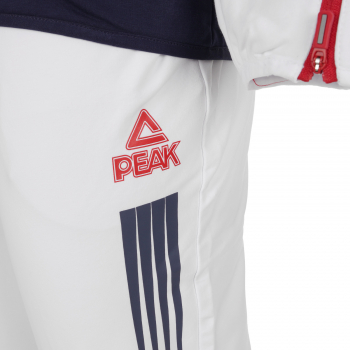 Trenerka ful zip PEAK SRB OKS bela/teget