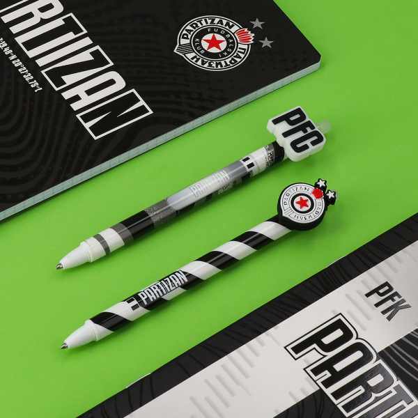 Preview: Radierbarer FK Partizan Gelstift mit blauer Tinte und 0,5 mm Spitze