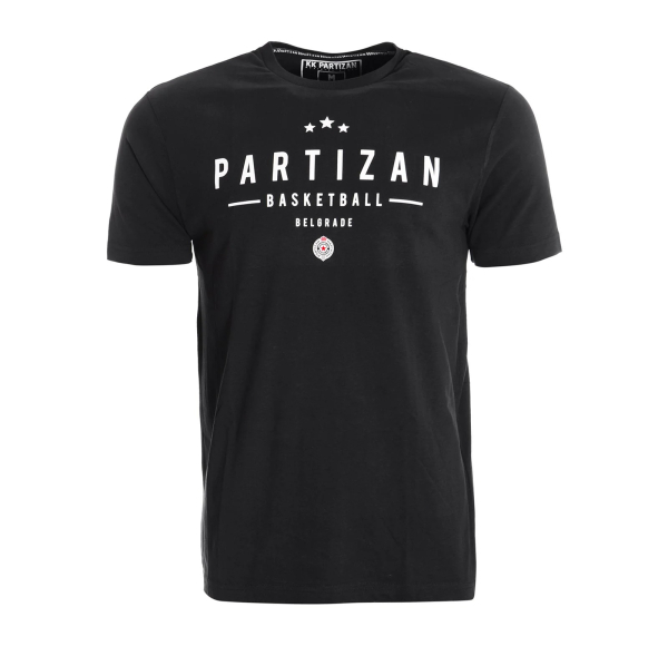Majica KK "Partizan Basketball" crna