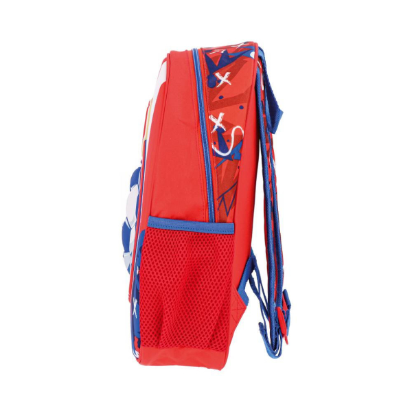 Preview: FK Crvena zvezda 3D Kindergarten-Rucksack Mod. 2 mit Vereinswappen und Fußball