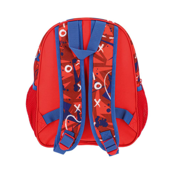 Preview: FK Crvena zvezda 3D Kindergarten-Rucksack Mod. 2 mit Vereinswappen und Fußball