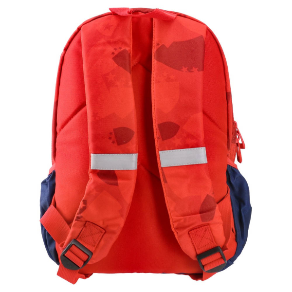 Preview: Rot blauer FK Crvena zvezda Vorschulrucksack mit Vereinswappen und drei Sternen