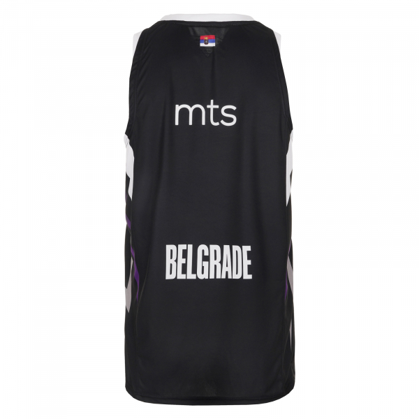 Preview: Dečiji košarkaški dres KK Partizan crni 24/25