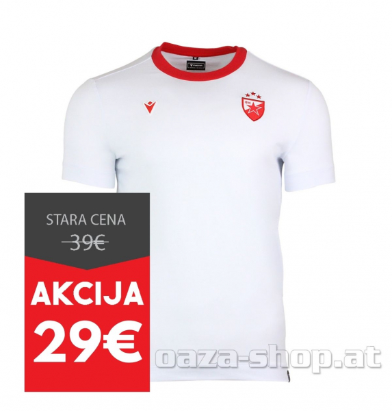 Macron putna majica CZ bela 2024/25