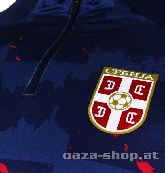 Preview: Capelli 1/4 Zip Trainingsanzug FSS 2025/26 Navy Serbien