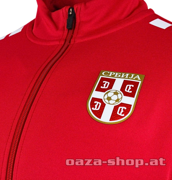 Preview: Capelli Full Zip Hoodie FSS 2025/26 rot Serbien