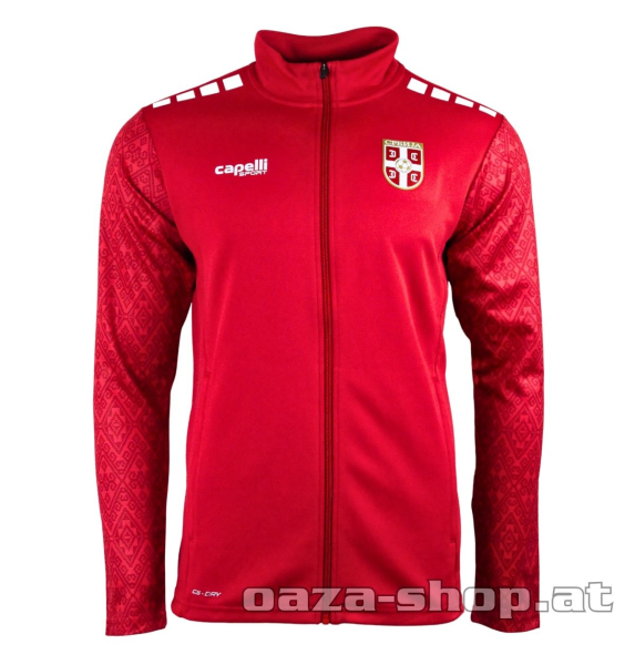 Capelli Full Zip Hoodie FSS 2025/26 rot Serbien