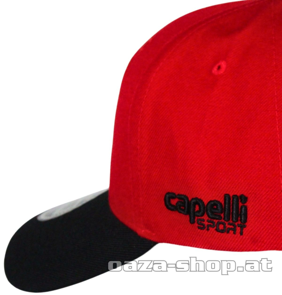 Preview: Capelli Cap FSS 2025/26 Rot Schwarz Serbien