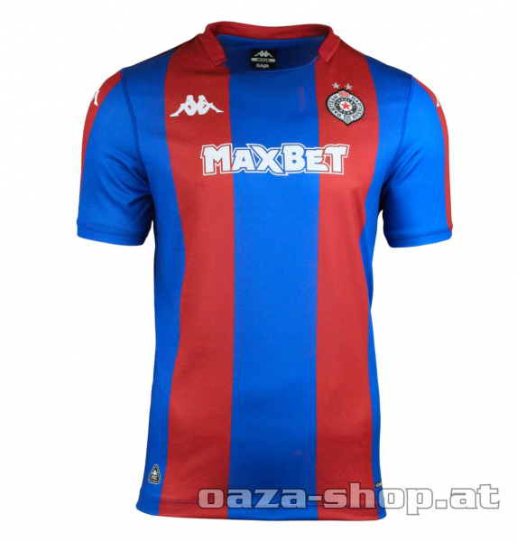 Gostujući dres Kappa Partizan 2025/26 bordo/plavi