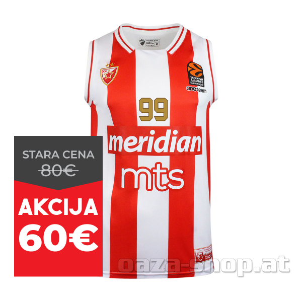 Košarkaški dres crveno beli CZ 2023/24