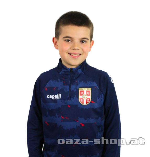 Preview: Kinder Capelli 1/4 Zip Trainingsanzug FSS 2025/26 Navy