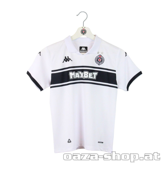 Dečiji dres Kappa Partizan 2025/26 beli
