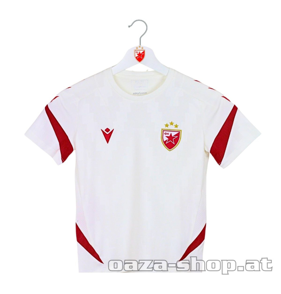 Dečija macron trening majica CZ 2025/26 offwhite