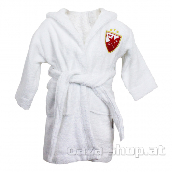 Dečiji bademantil CZ beli