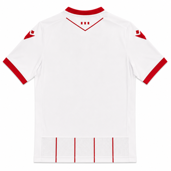 Preview: Kinder FK Crvena zvezda Ausweichtrikot 2026/27 weiß Macron