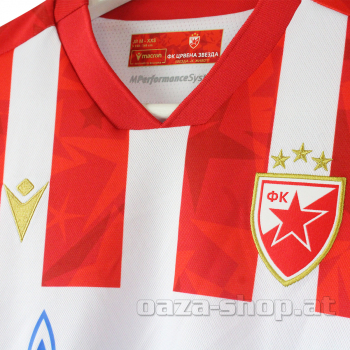 Preview: Dečiji macron dres CZ crveno/beli 2024/25