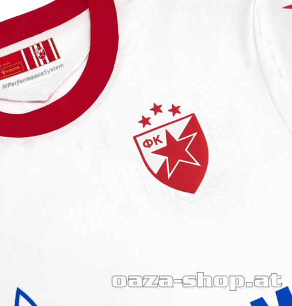 Preview: Dečiji macron treći dres 2025/26 beli CZ