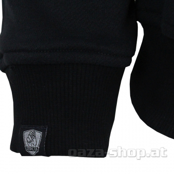 Preview: Duks 1/4 zip "3 prsta" crni