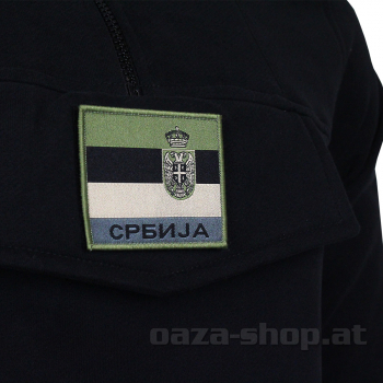 Preview: Duks 1/4 zip "3 prsta" crni