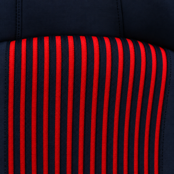 Preview: FK Crvena zvezda PRO Full-Zip Trainingsanzug Dunkelblau 2026/27 Macron mit roten Details