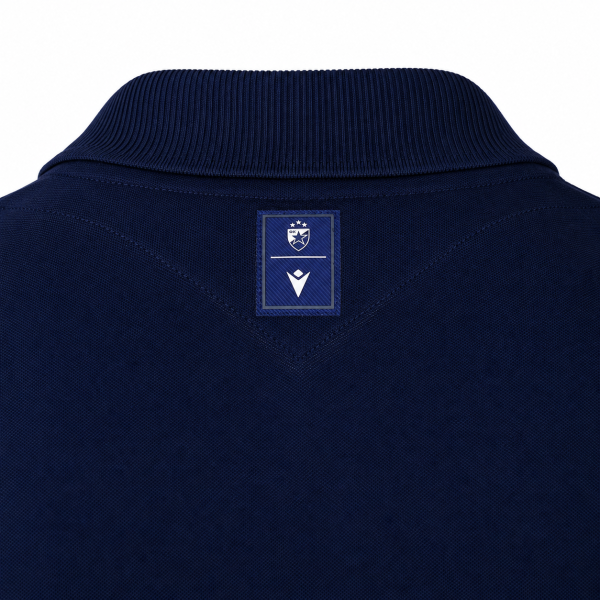 FK Crvena zvezda navy polo shirt 2026/27 Macron with red details and club crest