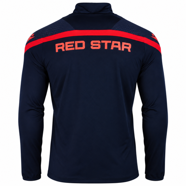 Preview: FK Crvena zvezda 1/4 Zip Trainingspullover Navy 2026/27 Macron