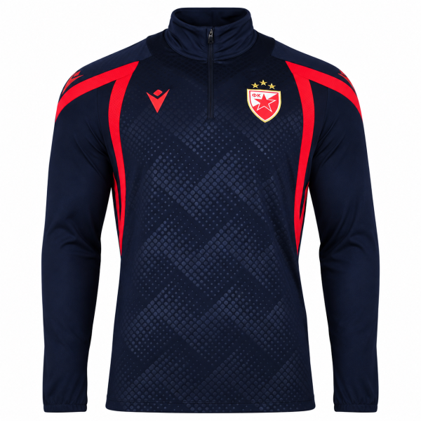 FK Crvena zvezda 1/4 Zip Trainingspullover Navy 2026/27 Macron