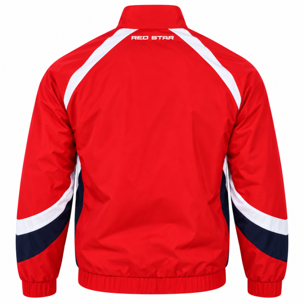 Preview: FK Crvena zvezda Trainingsjacke 2026/27 Macron rot weiß dunkelblau