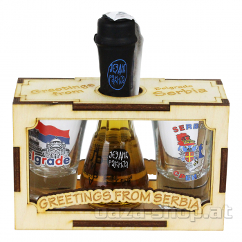 Rakijski set "JEZDIĆ RAKIJA"
