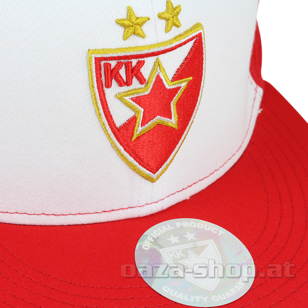 Preview: Kačket KKCZ crveno beli