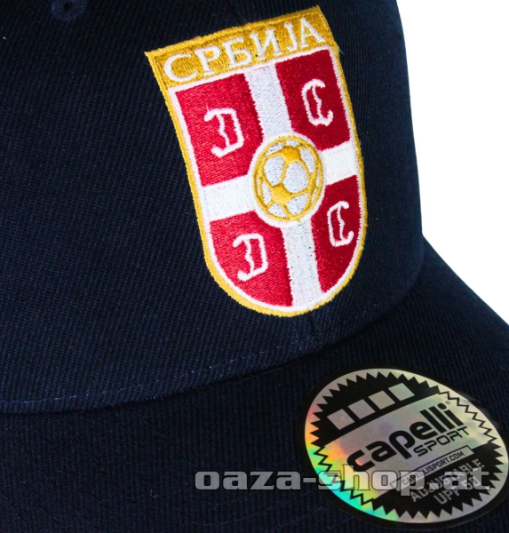 Preview: Capelli Cap FSS 2025/26 Navy Serbien