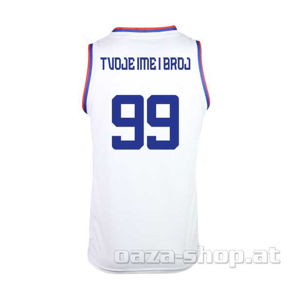 Košarkaški dres crveno beli CZ 2024/25