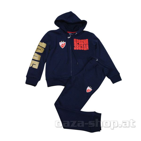Dečija komplet zip trenerka KKCZ "1945" teget